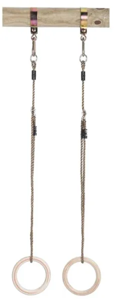 SwingKing Gymnastics Rings Wood